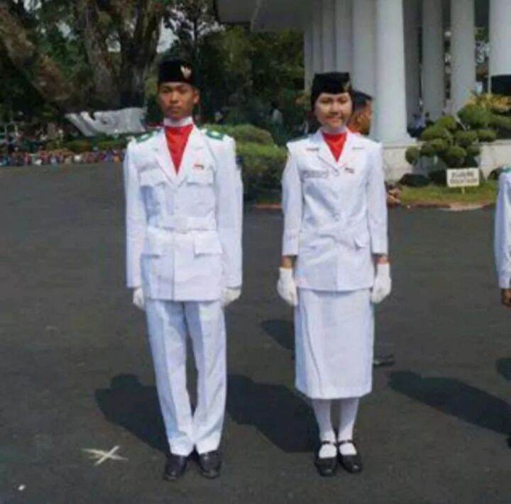 1 Set Paskibra Wanita/Pria Lengkap Sepatu & Seragam ⭐⭐⭐⭐⭐ Lazada