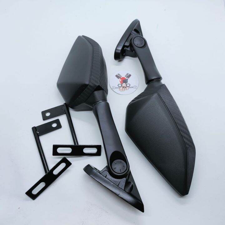 Spion R15 R25 Nmax tangkai pendek carbon | Lazada Indonesia