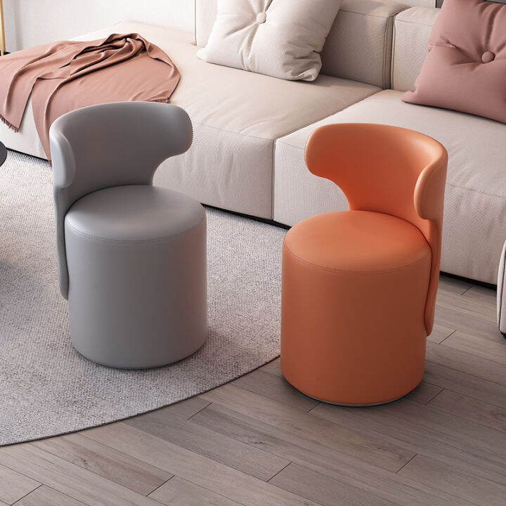 Modern Light Luxury Dressing Stool Bedroom Cosmetic Chair Genuine