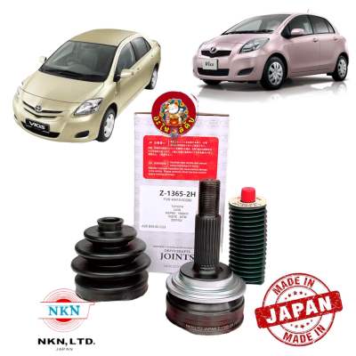 หัวเพลานอก Toyota VIOS NCP93 ปี 07-12 YARIS NCP91 ปี 06-13 1NZ ยี่ห้อ NKN รหัสZ1365-2H