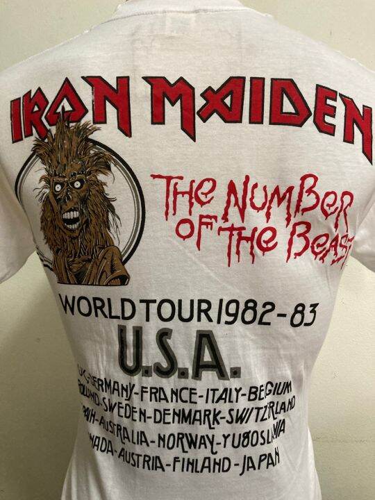 เสื้อวง-ironmaiden-สไตล์วินเทจ