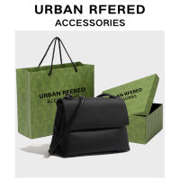 Urban rfered กระเป๋าใบเล็กหนังนิ่มดูแพงของแท้ออกแบบเองสำหรับผู้หญิงกระเป๋าสะพายไหล่สะพายข้างแบบใหม่ฤดูใบไม้ร่วงและฤดูหนาวปี2023