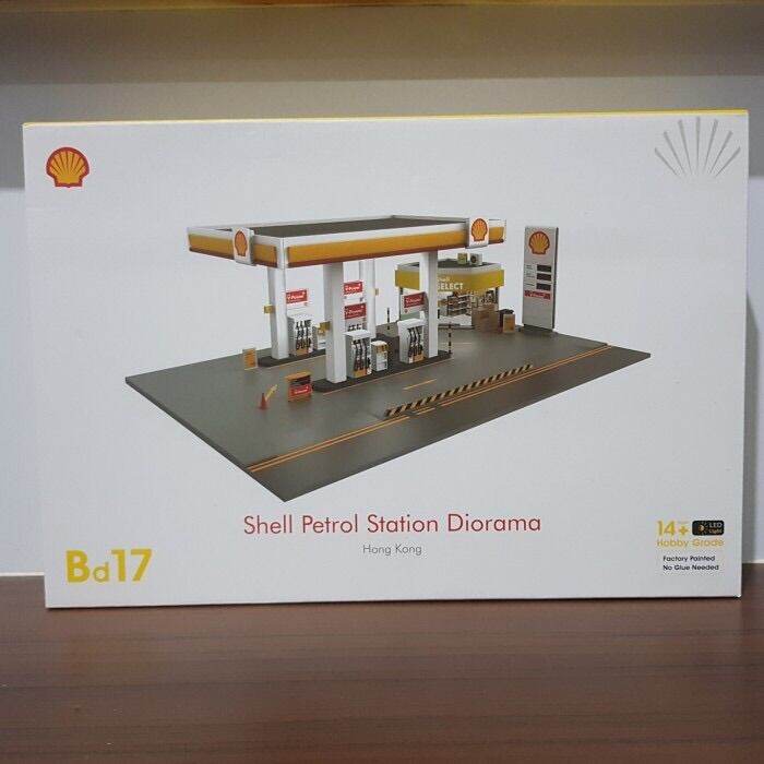 diorama pom bensin shell petrol station Lazada Indonesia
