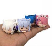 โมเดล Re-Zero รี-ซีโร่ รีเซทชีวิต ฝ่าวิกฤตต่างโลก ท่านอน เซ็ท4ตัว ขนาด5cm.