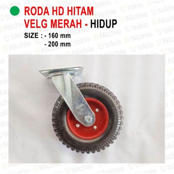 Roda Heavy Duty Inchi Cm Karet Roda Grobak Tokio Lazada Indonesia