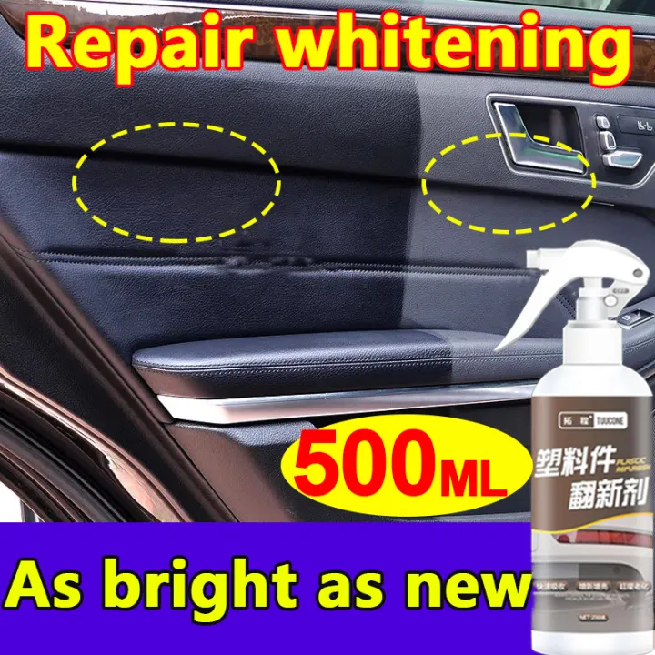 🚗Turn into a new car🚗500ml Interior Plastic Restorer Automotive plastic
