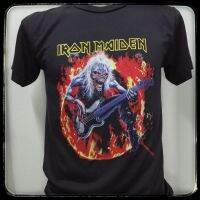 เสื้อวงIron maiden​ผ้า​บาง​50