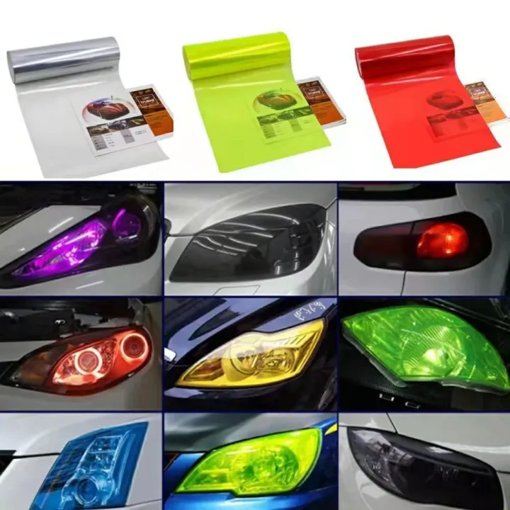 30 X 45cm Car Smoke Fog Light Headlight Vinyl Taillight Tint Film Sheet 