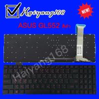 Keyboard คีย์บอร์ด Asus GL552 GL552VX GL552VW GL552JX มีไฟ ภาษาไทย-อังกฤษ สีดำ