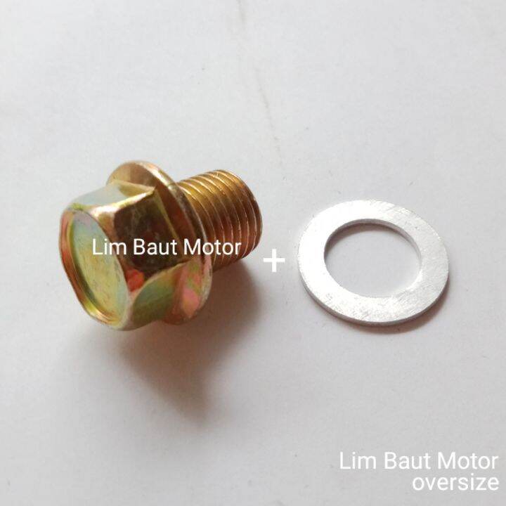 Lim Baut Motor Baut Oli Oversize Tutup Oli Bawah Oversize Ring