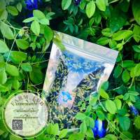 อัญชันแห้ง สมุนไพรอัญชันอบแห้ง ชาดอกอัญชัน Butterfly pea flower? Blue flower Organic100%