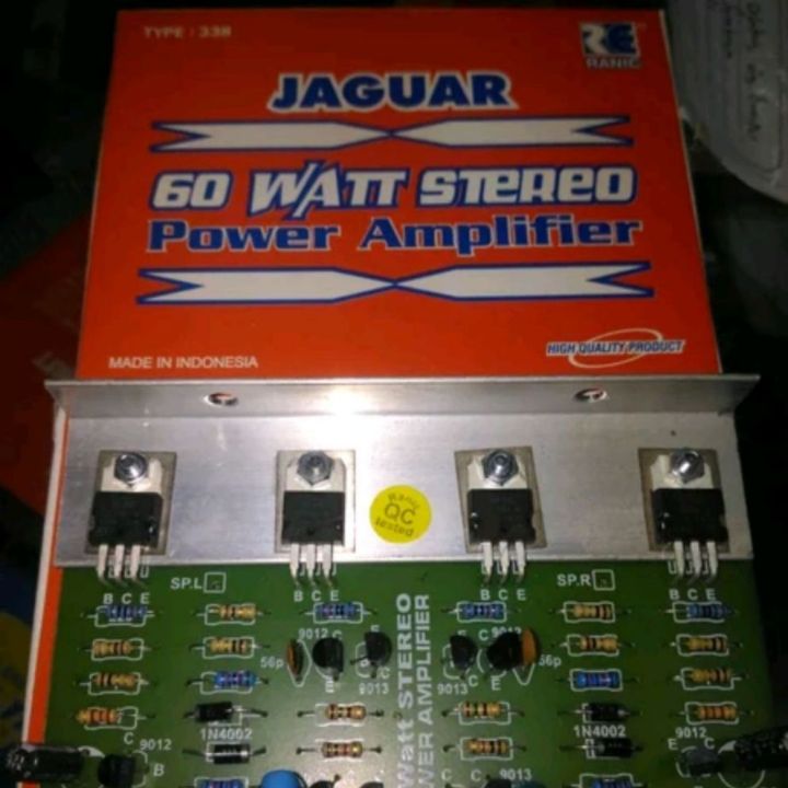 Kit Rangkaian power amplifier 60watt Tip 41Tip31 kecil kecil cabe rawit