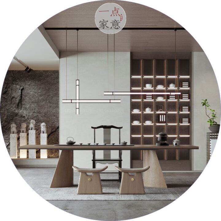 Modern New Chinese Tea Room Tea Table and Chair Hotel Club Company