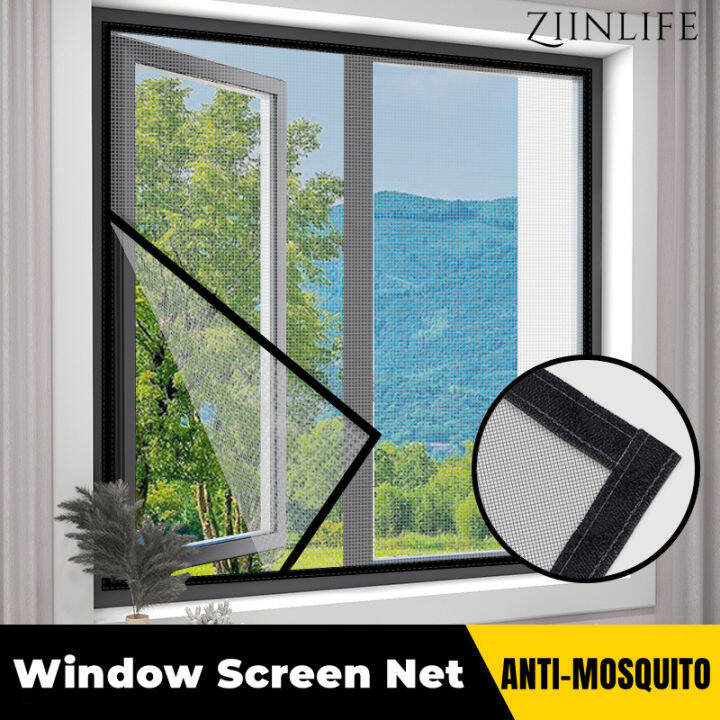 Ziinlife Window Screen Net AntiMosquito Window Net SelfAdhesive