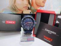 TIMEX: Men &amp; Solar Blue Canvas Straps: TW4B14300 สินค้าแท้พร้อมกล่อง รับประกันตัวเครื่องและถ่าน 6 เดือน