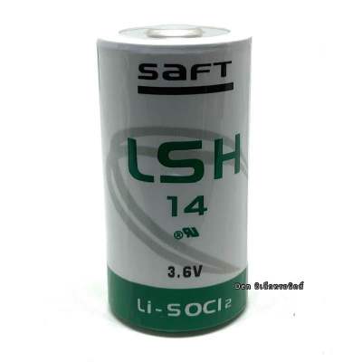 แบตเตอรี่ SAFT LSH14 size C 3.6V Li-SOCl2 Lithium Battery ของแท้!! สินค้าออกบิลได้