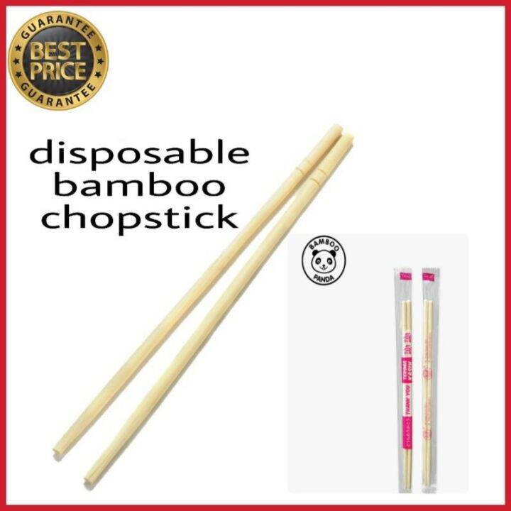 40pair BAMBOO CHOPSTICK / DISPOSABLE CHOPSTICK / CHOPSTICK PAKAI BUANG