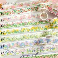 เทปสติ๊กเกอร์ เทป ลายดอกดอกไม้ flower tape flowers line เทปเส้น เทปสติ๊กเกอร์ตกแต่ง ดอกไม้