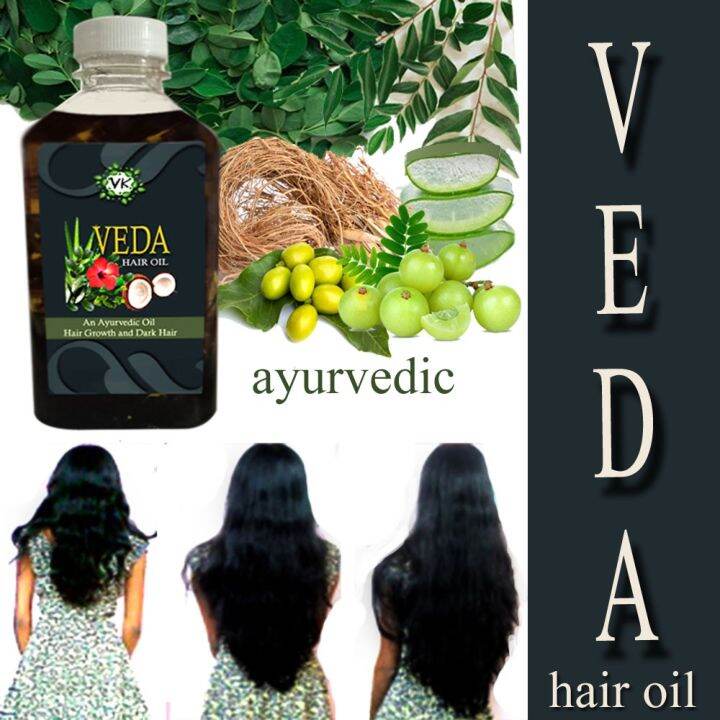 Veda hair regrowth oil ayurvedic hair regrowth liquid for thinning hair