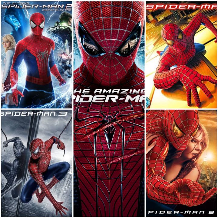 dvd-ดิอะเมซิ่ง-สไปเดอร์แมน-2-ภาค-มัดรวม-ไอ้แมงมุม-3-ภาค-spider-man-5-movie-collection-หนังฝรั่ง-แพ็คสุดคุ้ม