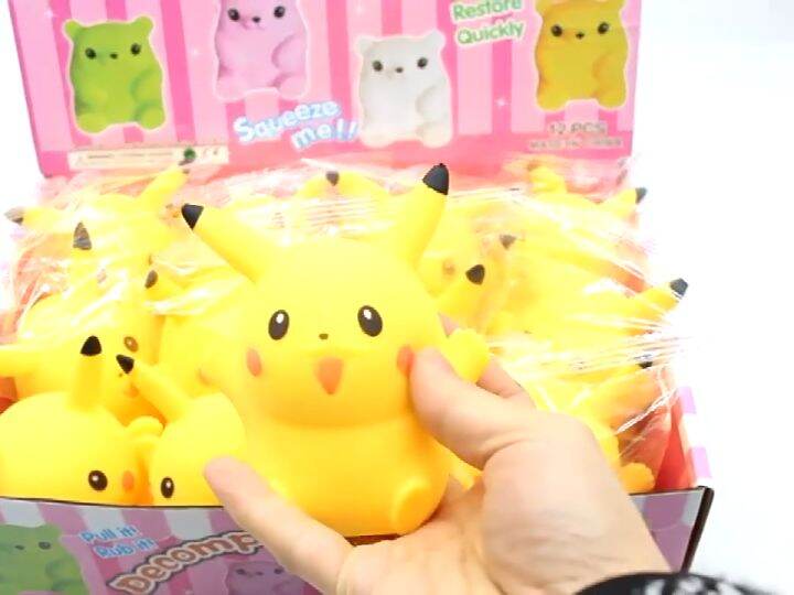 Niko Pokemon Pikachu Squishy Toys Kawaii Squeeze Reliever Toy Fidget ...