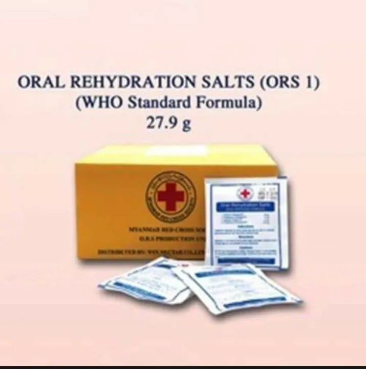 Oral Rehydration Salts (WHO Standard Formula) 10Pcs ဓာတ်ဆား 10ထုပ်စျေး