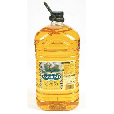 ซาโบรโซ่ เพียว 100% น้ำมันมะกอก 5 ลิตร.SABROSO PURE OLIVE OIL 5LTR