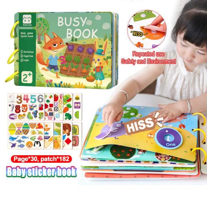 Baby's First Enlightenment Book Busy Book Sticker Book Montessori Toys ...