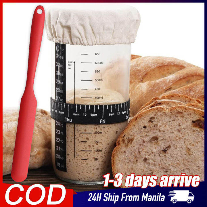 Sourdough Starter Glass Jar 730ml Lazada PH