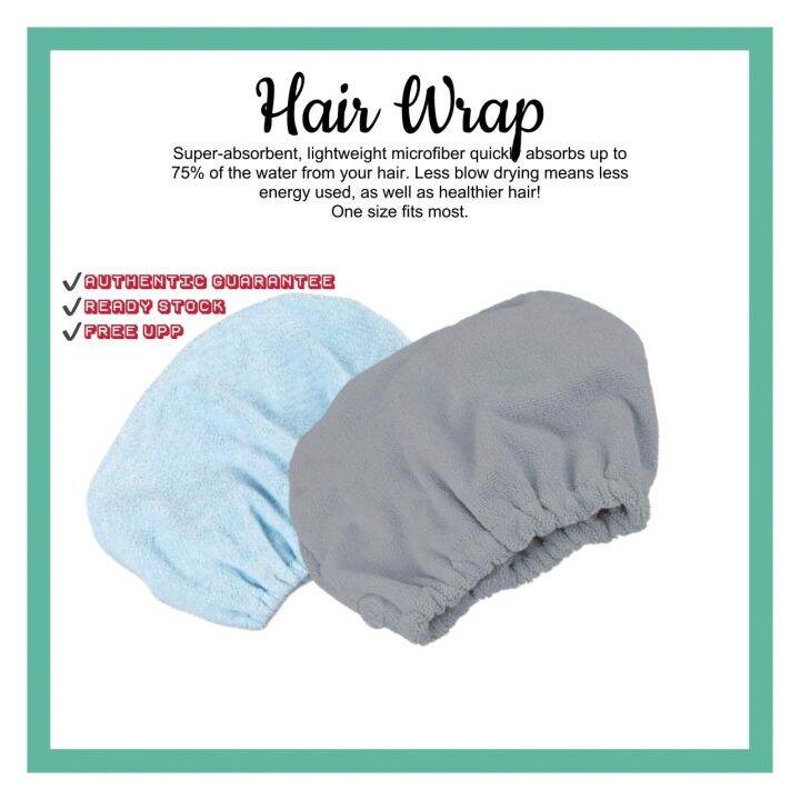 SALES Norwex Hair Wrap Blue Limited Stone Lazada