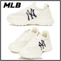 รองเท้า MLB Bigball Chunky Mesh NY Cream Women ผู้หญิง [ ของแท้? พร้อมส่งฟรี ]