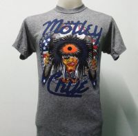 เสื้อวง ผ้าเรอง Motley Crue สไตล์วินเทจ