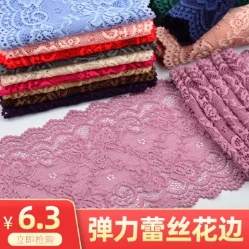 Water Soluble Lace Edge Thin Lace Black Ribbon DIY Clothes Curtain