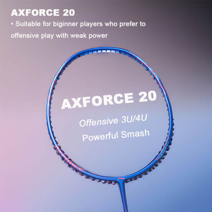 Lining badminton racket Axforce 20 offensive type 3U/4U full carbon