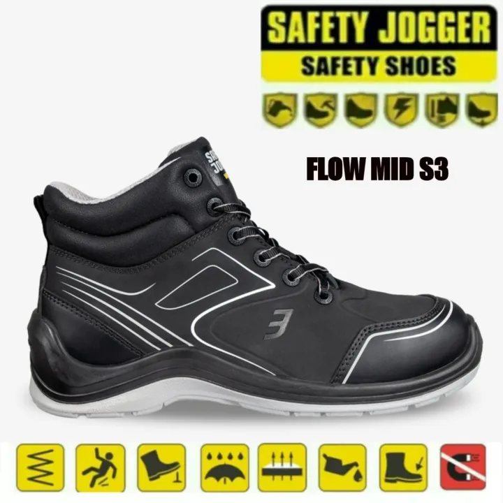 SAFETY JOGGER FLOW S3 MID TLS S3 ESD SRC / sepatu safety jogger /sepatu