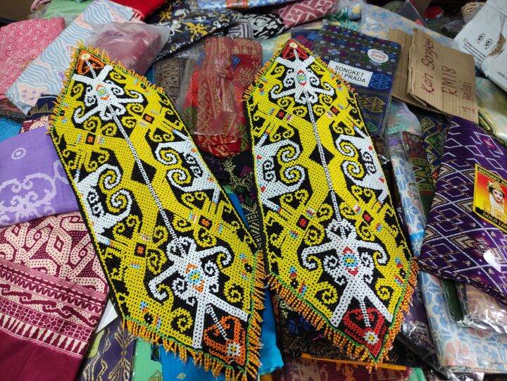 Sarawak Local Serabai Manik Hiasan Dinding Kraftangan Ethnic Budaya Lazada