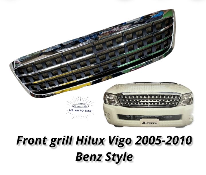 กระจังหน้า-vigo-vigo-2005-2007-2008-2010-benz-style-altezza-front-grill-hilux-vigo-benz-style-2005-2010-สีชุบ-ดำ