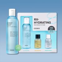 ? COSRX : แท้พร้อมส่ง rx hydrating toner set : hydrium watery 150ml + propolis synergy &amp; aha bha vita c daily 30ml