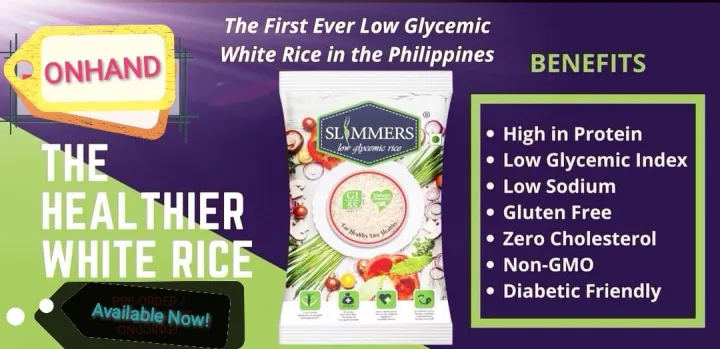 Slimmers Rice Low GI 1kilo pack | Lazada PH