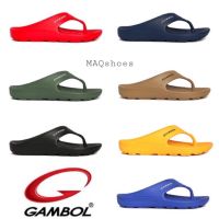 แตะหนีบ Gambol ใส่จ๊อกกิ้งได้!! ​8สี พร้อมส่ง GM41125 ดำ กรม ตาล น้ำเงิน เหลือง แดง เขียว Size 4-9 (37-42)