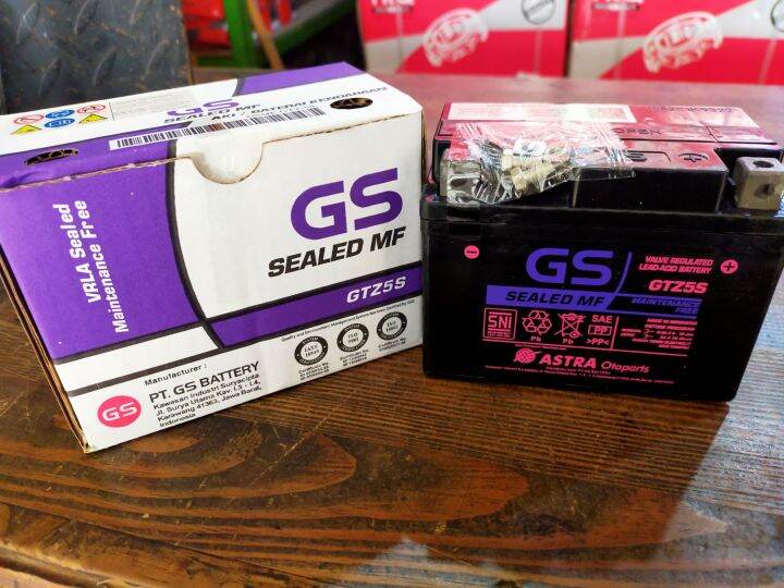 AKI ACCU KERING GS ASTRA GTZ5S HONDA BEAT BEAT FI SCOOPY VARIO KARISMA