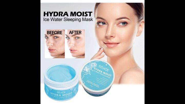 Hydra Moist Ice Sleeping Mask Moisturizing Smear Mask Deep Cleans Pores ...