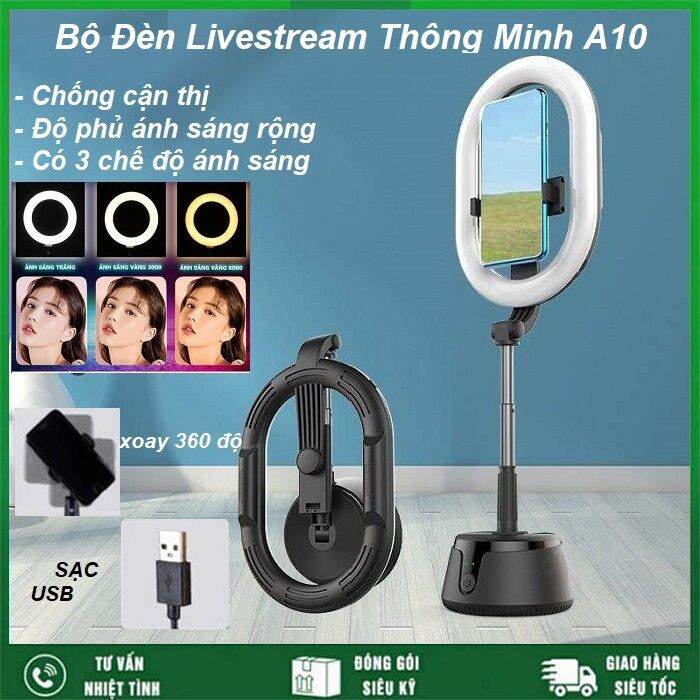 Đèn Livestream bán hàng, quay tik tok, chụp ảnh thông minh A10, Tự ...