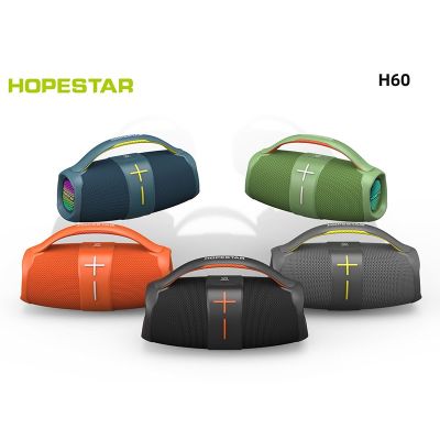 SY Hopestar H60 ลําโพงซับวูฟเฟอร์บลูทูธ แบบพกพา กันน้ํา การ์ดเสียง