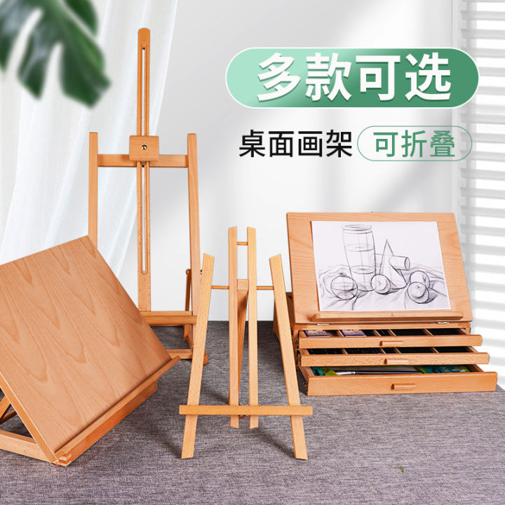 Quality Portable Art Material Painting Children Folding Wooden Drawing  Easel, Wooden Tabletop Watercolor Painting Small Easels - China Easel,  Easel Stand