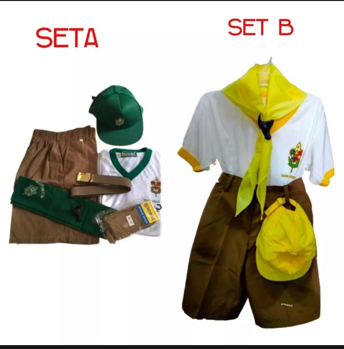 7&1 SET SCOUTING UNIFORM BOY & CAB SCOUT | Lazada PH