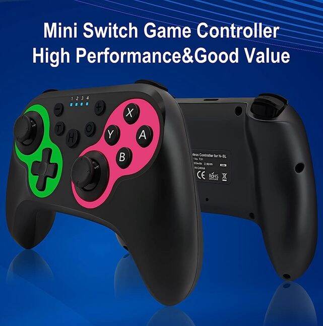 T31 Mini Switch Game Multi Function Wireless Controller with Turbo and