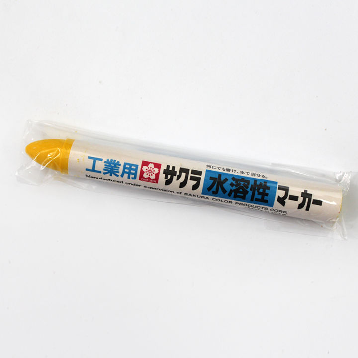 นำเข้าจากญี่ปุ่น-sakura-ซากุระ-wsc-ปากกามาร์กเกอร์ที่ละลายน้ำได้ใช้ในอุตสาหกรรมปากกาแผ่นเหล็กปากกามาร์กเกอร์ที่ลบได้ปากกาใช้ในเรือ
