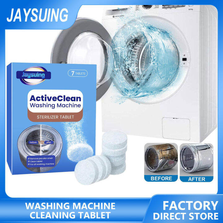Jaysuing Washing Machine Cleaner Effervescent Tablets Deep Cleaning