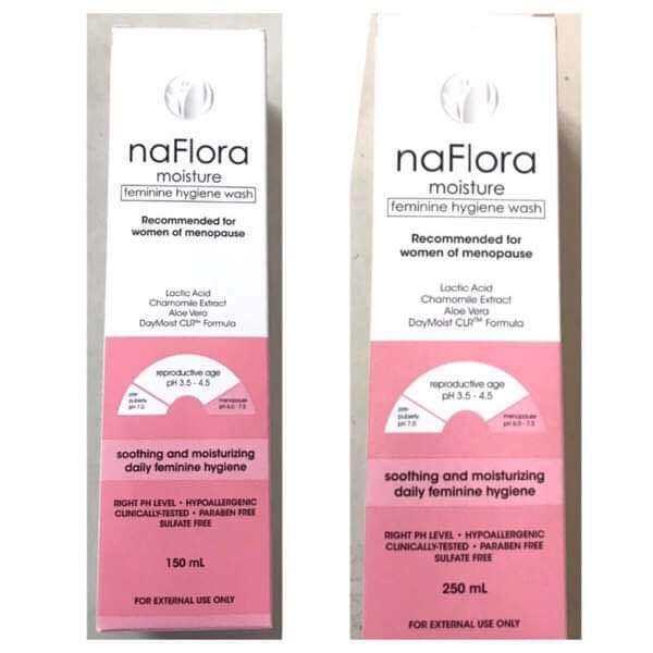 150mL or 250mL NaFlora Pink Moisture Feminine Hygiene Wash